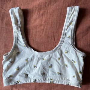 Shop arq floral wide strap bra M